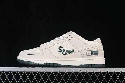 All categories Nk SB Dunk Series Nk SB Dunk Low High-end customized low-top sneakers Nike SB Dunk Low Off-white dark green High-end customized low-top casual sneakers SL8888-002